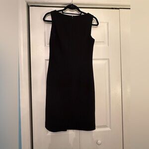 Ann Taylor Elegant Black Sleeveless Dress